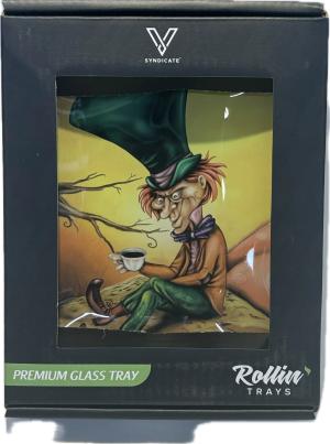 מגש זכוכית וי סינדיקייט קטן קוסם