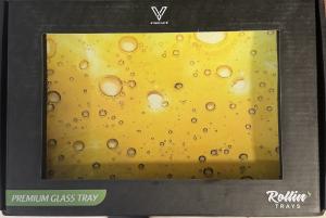 מגש זכוכית וי סינדיקייט גדול בועות