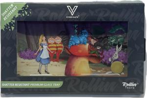 מגש זכוכית וי סינדיקייט גדול אליס בארץ הפלאות