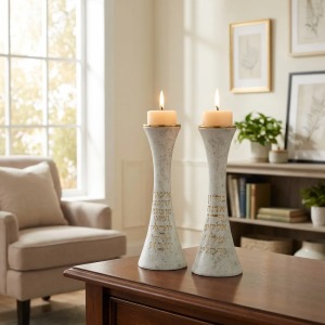 פמוטים בטון עם זהב- "פולימר"