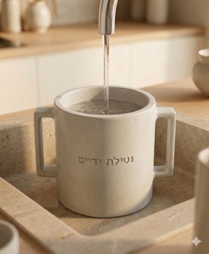 נטלה בטון לבן - "נטילת ידיים"