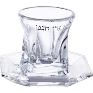 גביע קריסטל מהודר ללא רגל