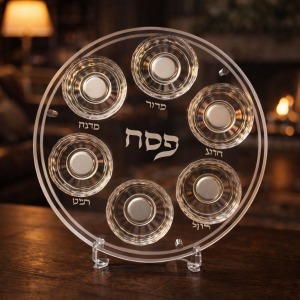 צלחת מהודרת קריסטל - 40 ס"מ