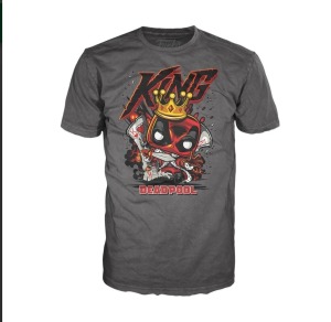 חולצה של דדפול ( אפורה )