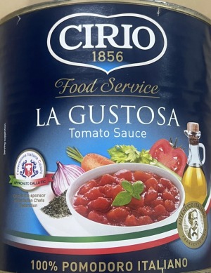 רוטב ספגטי צ'ריו-15 ק"ג (6 יחידות* 2.5 ק"ג) (בית יוסף)