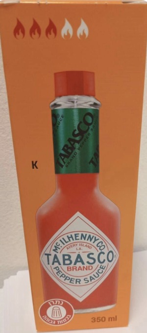 טבסקו אדום 350 מ״לֹ- 1 בקבוק (רבנות)