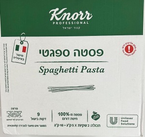 ספגטי חיטה דורום (קנור)- 10 ק"ג (העדה החרדית)