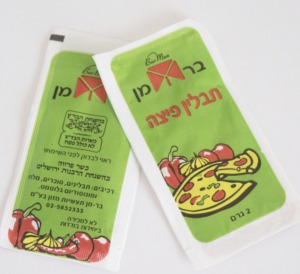 תבלין מנות לפיצה (בר-מן)- 2000 יחידות (העדה החרדית)