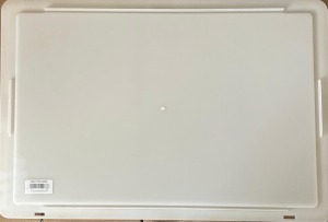 מכסה לארגז בצק לבן 60*40