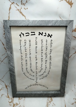 אנא בכח מנורה