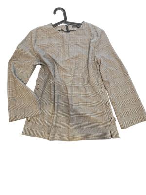 טוניקת משבצות עם כפתורים צדיים ZARA