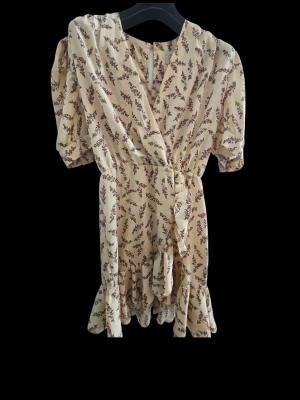 שמלה רומנטית קרם פרחונית