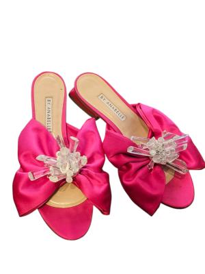 כפכף סאטן שטוח  by ANABELLE