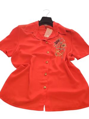 חולצת וינטג' שרוול קצר