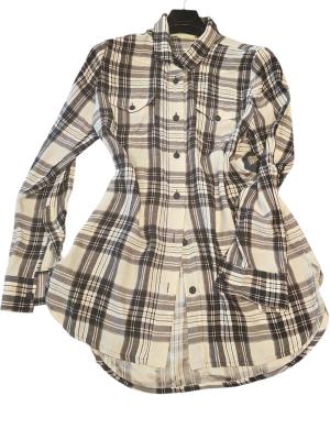 חולצת משבצות משי  Off-White (Virgil Abloh)