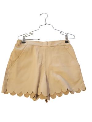 שורט דמוי עור ורדרד