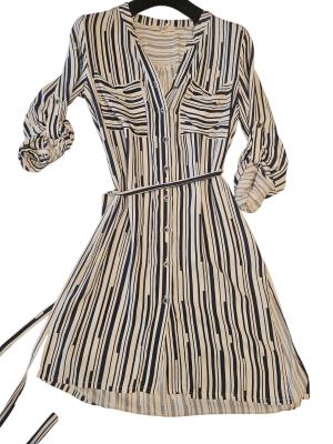 חולצת שמלה פסים  XAACT