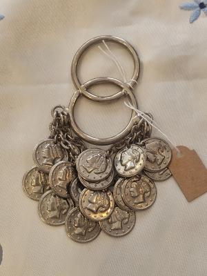 תופסן טבעות למטפחת וינטג'