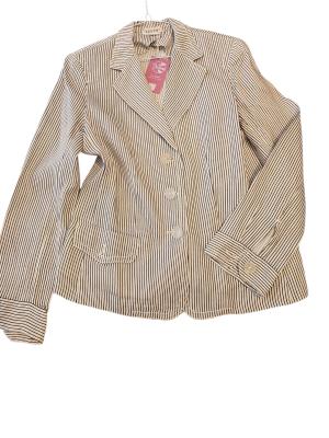 בלייזר דק וינטג' עם פסים