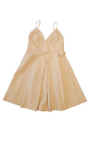 שמלת UGA ורודה קצרה עם פפיון