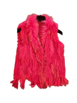 וסט פרווה פוקסיה וינטג' ייחודי