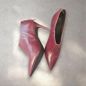 נעלי עקב בורדו MANGO