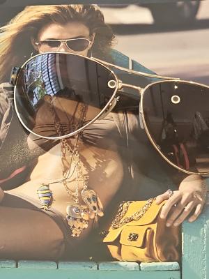 משקפי Ray-Ban Aviator מוזהבים