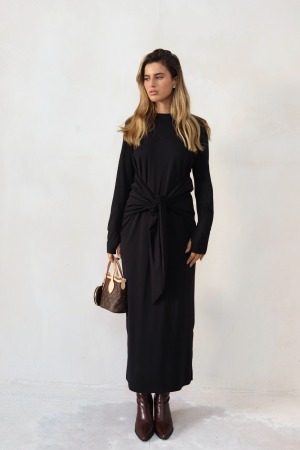 שמלת קשירה כפפה