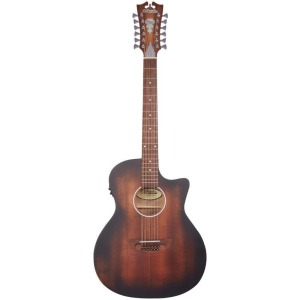 גיטרה אקוסטית 12 מיתרים מוגברת D'Angelico PREMIER FULTON LS AGED MAHOGANY CUTAWAY