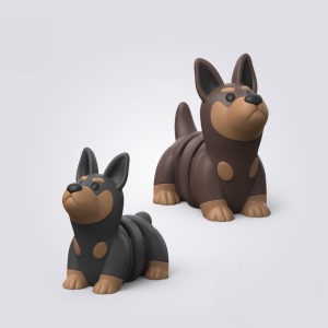 דוברמן שחור (Black Doberman)