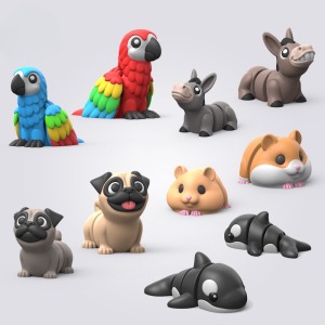 בובות FLEXI- ג'ונגל (jungle)