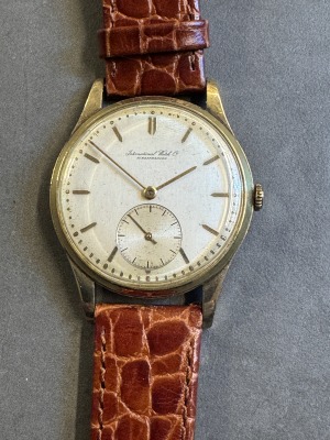IWC - Cal 83, hand winding, gold 18k, 35mm, 50th