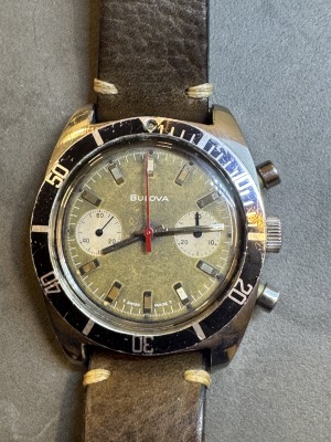 BULOVA - Chronograph. Manual,valjoux 23,p,38mm,60th