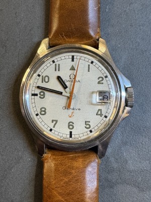 OMEGA - Geneve, admiralty anchor, automatic, cal 565, 35.5mm, 166.054, 60th