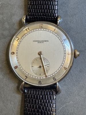 VACHERON CONSTANTIN - Manual,rare case and dail ,35mm,50th