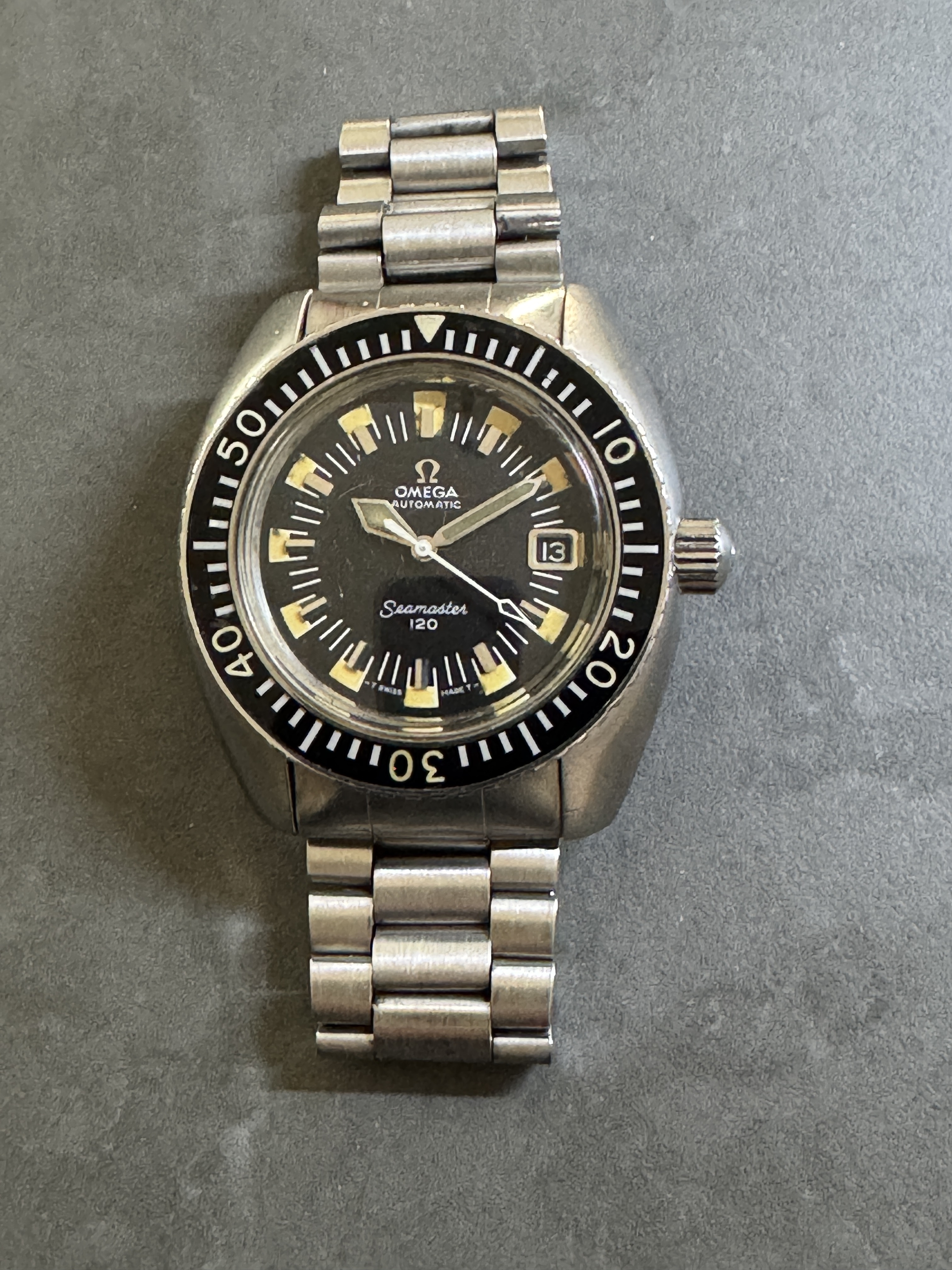 OMEGA - Seamaster 120, rare Israel IDF, 70th, 43mm, 166.073