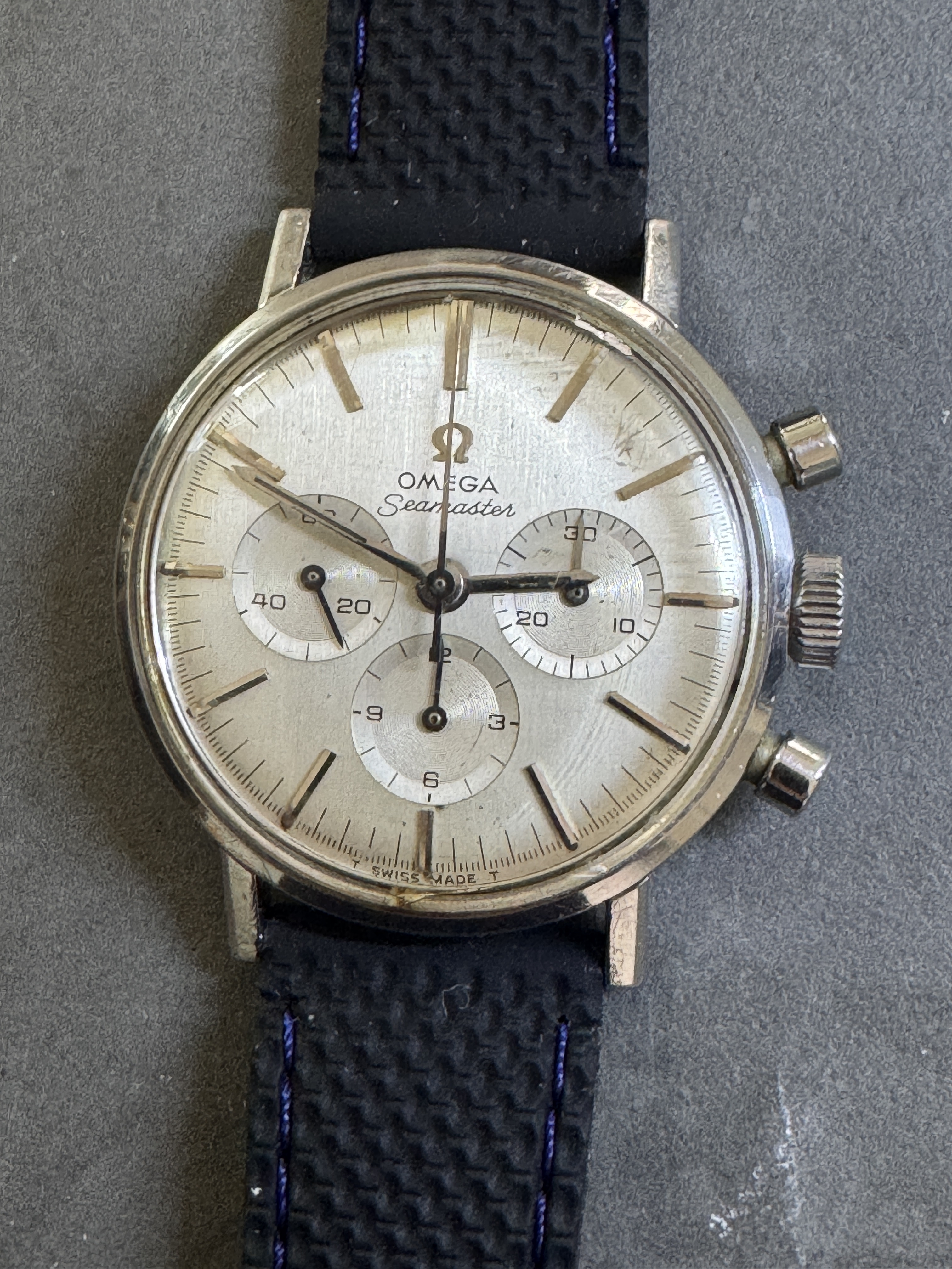 OMEGA - Seamaster, 105.005, cal 321, 60th, manual, 35mm