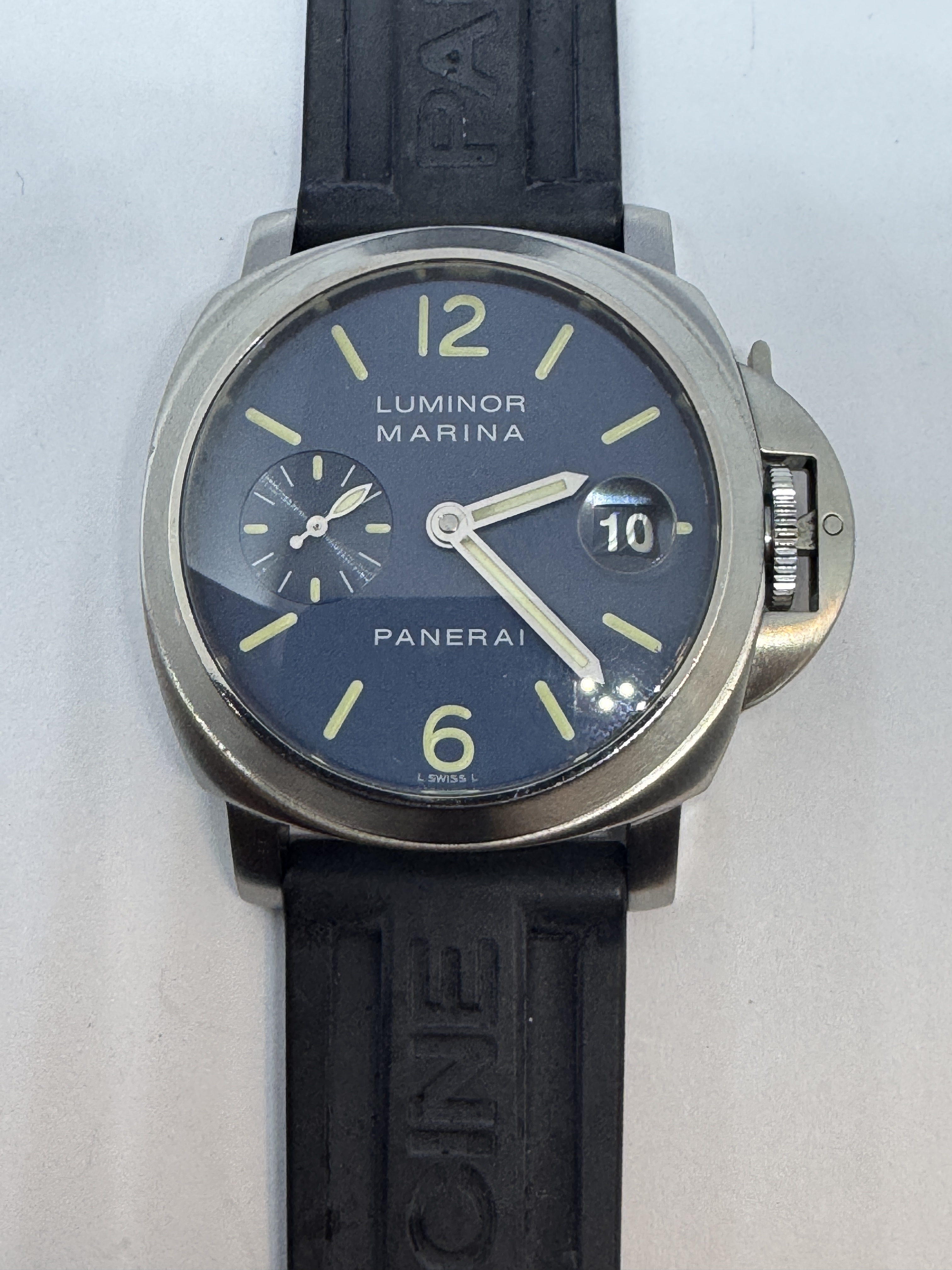 PANERAI - Luminor marina,finenze 1860, 40mm,automatic,blue dail,2000th