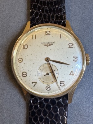 LONGINES - Manual, jumbo 37.5mm,50th,gold