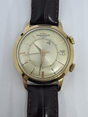 JAEGER LE COULTRE - Memovox, Automatic, alarm, 37mm, 60th, gold 18k