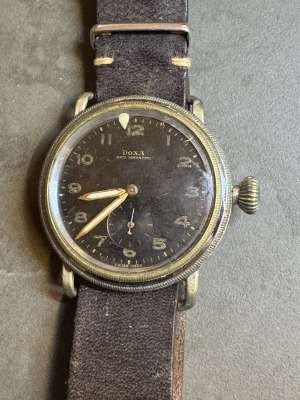 DOXA - Manual military,WW2,40th,jumbo 40mm