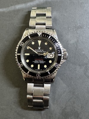 ROLEX - Submariner 1680, rare red 200 first, 1969