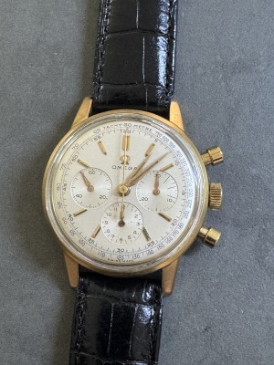 OMEGA - Seamaster, 105.005, cal 321, 60th, gold 18k, manual, 34.5mm