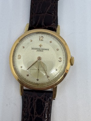 VACHERON CONSTANTIN - Manual,very rare dail ,jumbo 38mm,60th,gold 18k