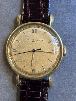 VACHERON CONSTANTIN - Manual,rare gold case,34mm,40th,gold 18k