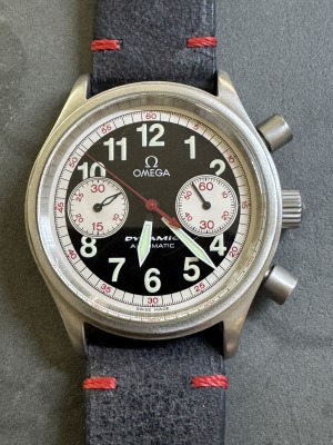 OMEGA - Dynamic, chronograph, automatic, limited edition red