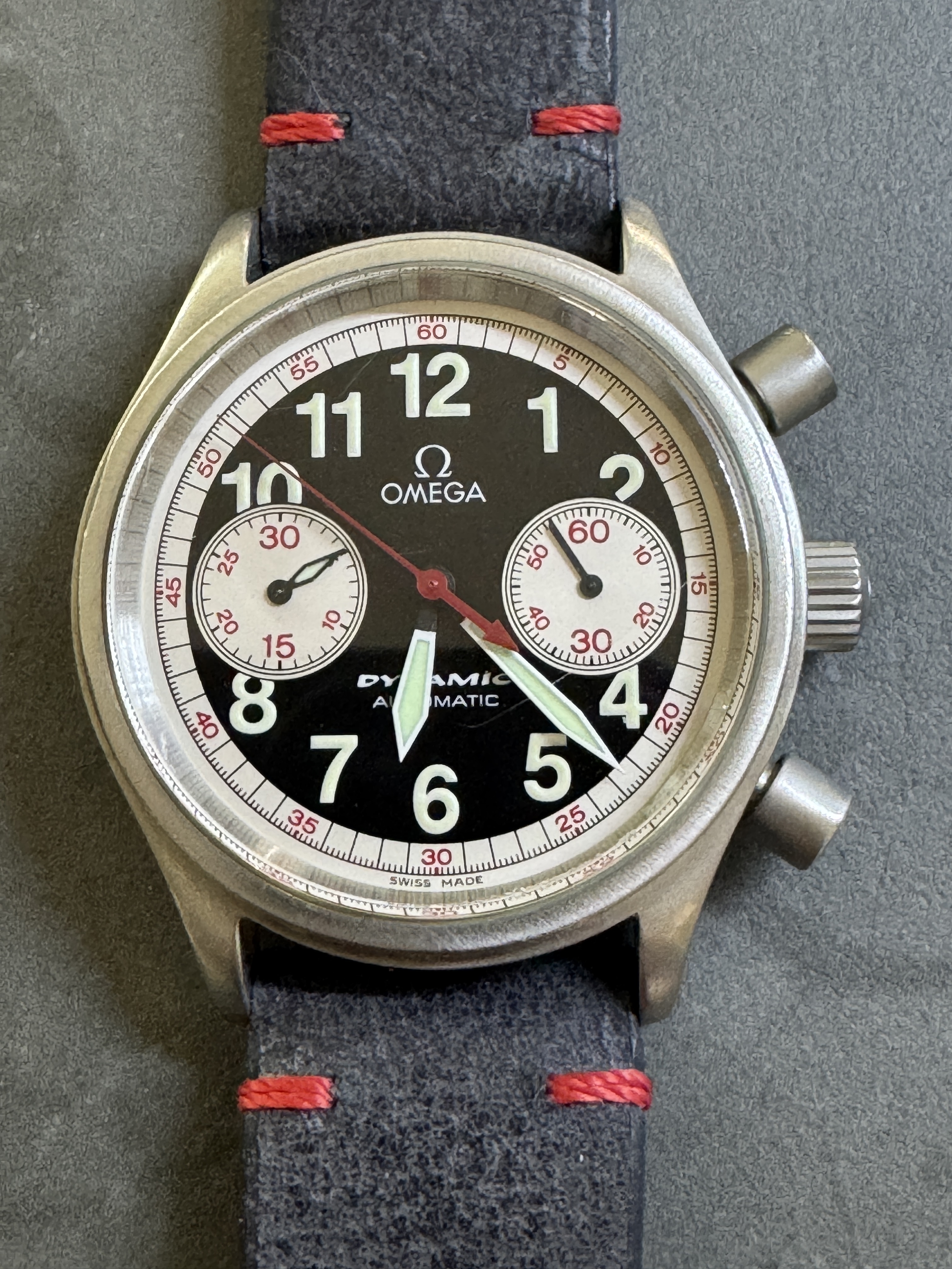 OMEGA - Dynamic, chronograph, automatic, limited edition red