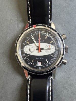 BREITLING - Datora chronograph, rotating bezel, 70th, 39mm