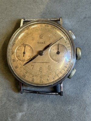 DOXA - Chronograph anti magnetic,valjoux 22,40th,35.5mm