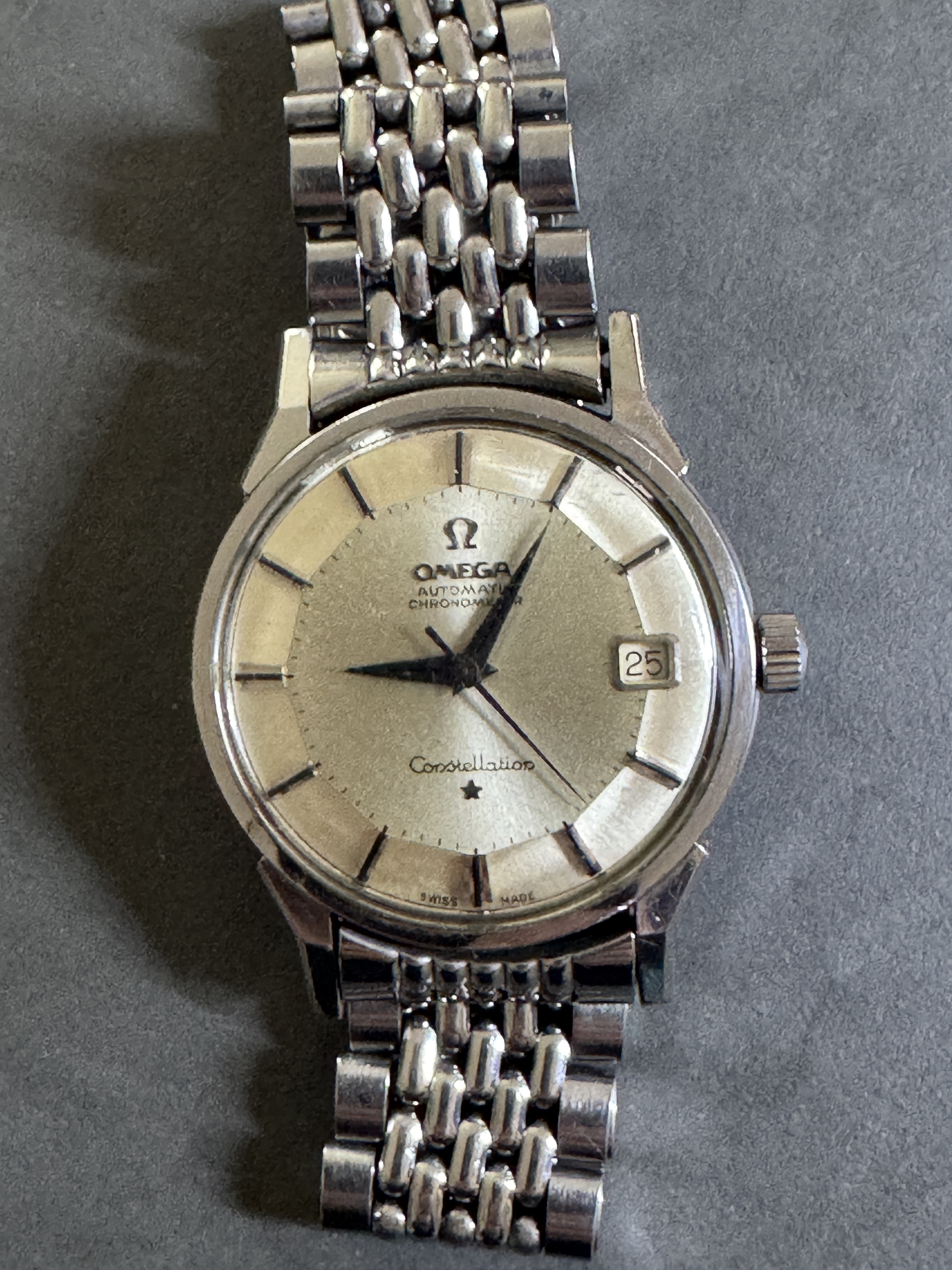 OMEGA - Constellation, 60th, 34mm, automatic, pia pan dial